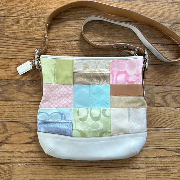 Coach patchwork cross body bag - Picture 1 of 10